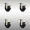 Service Caster 4 Inch 316SS Soft Rubber Swivel Top Plate Caster Set Total Lock Brake SCC SCC-SS316TTL20S414-SRS-4 - alternate 1